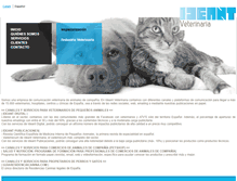 Tablet Screenshot of ideantveterinaria.com
